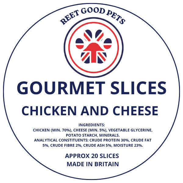 British Gourmet Slices – Chicken & Cheese