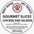 Gourmet Slices – Chicken & Salmon – 20 Slices